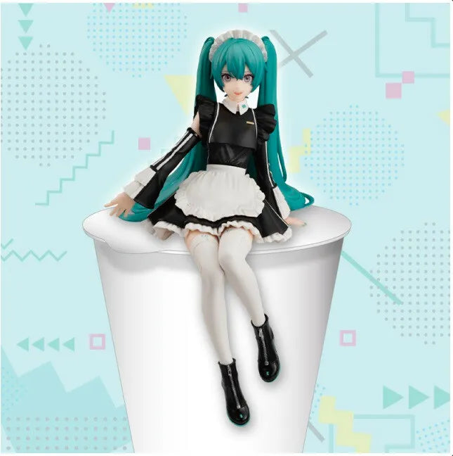 Vocaloid Miku Maid Noodle Stopper figure by Furyu