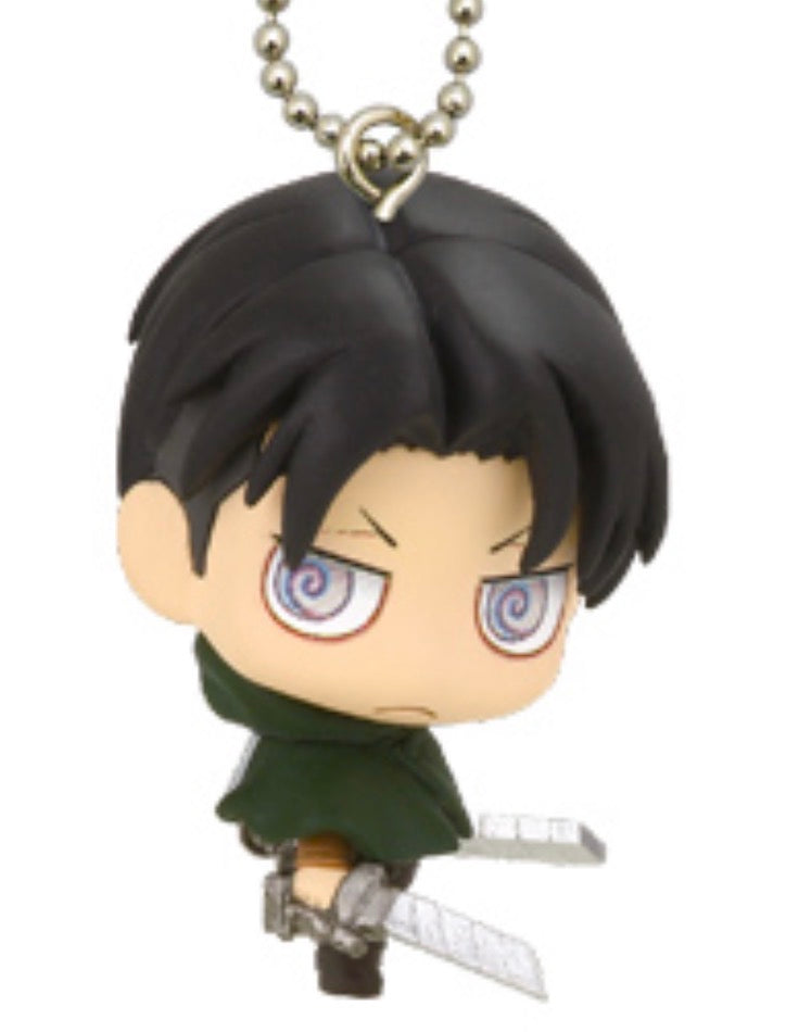 Attack on Titan Shingeki no Kyojin Vol 1 Deformed Figure Gashapon Keychains RARE