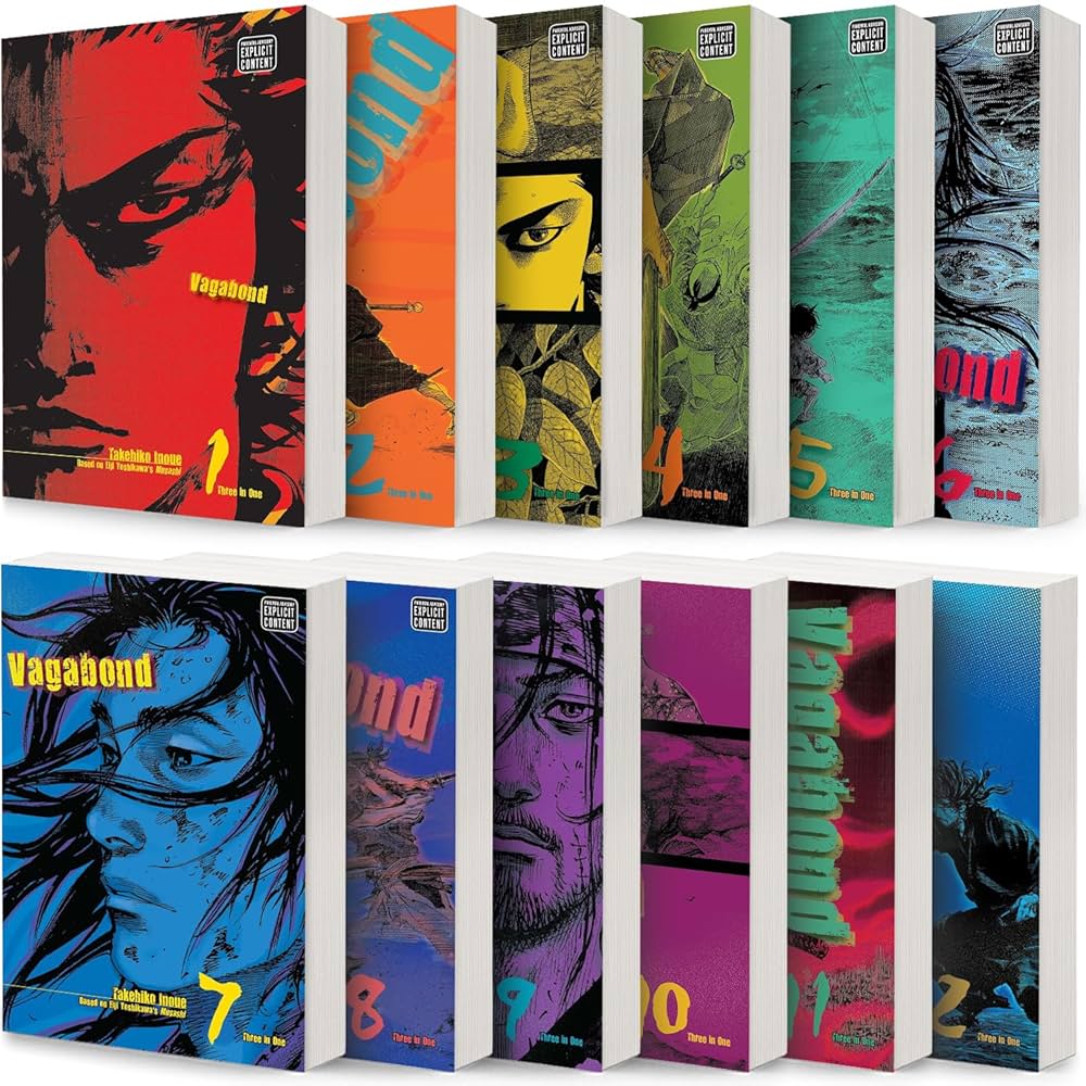 Vagabond Manga Vizbig Collector Editions 1-12 Complete English