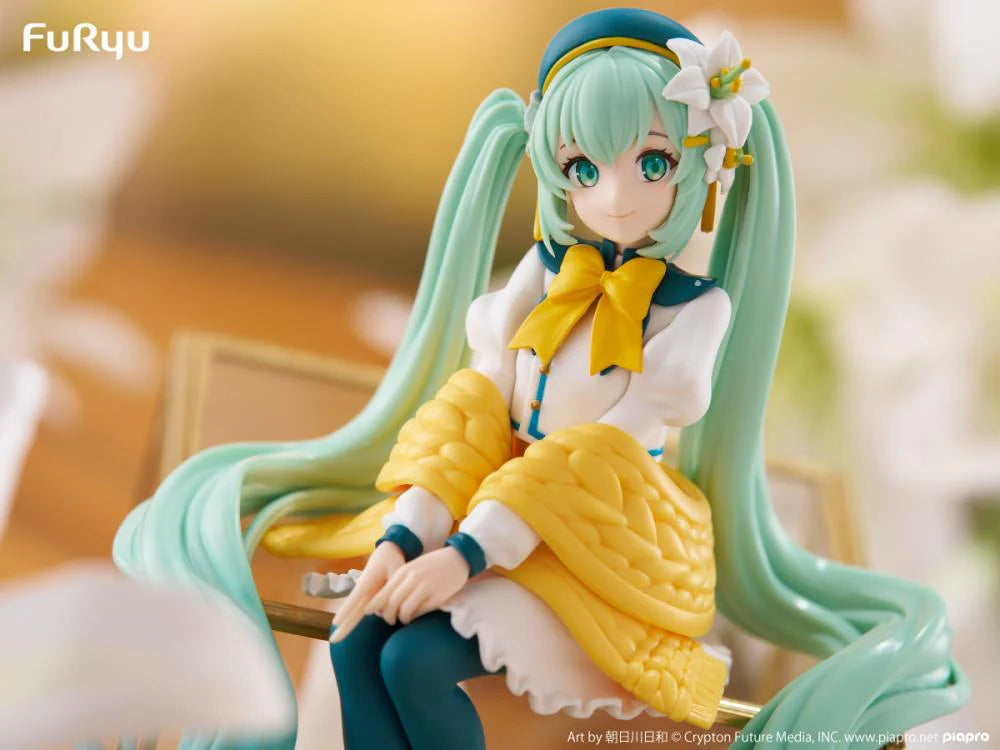 Vocaloid Hatsune Miku Flower Fairy Lily White Ver. Noodle Stopper Figure by Furyu
