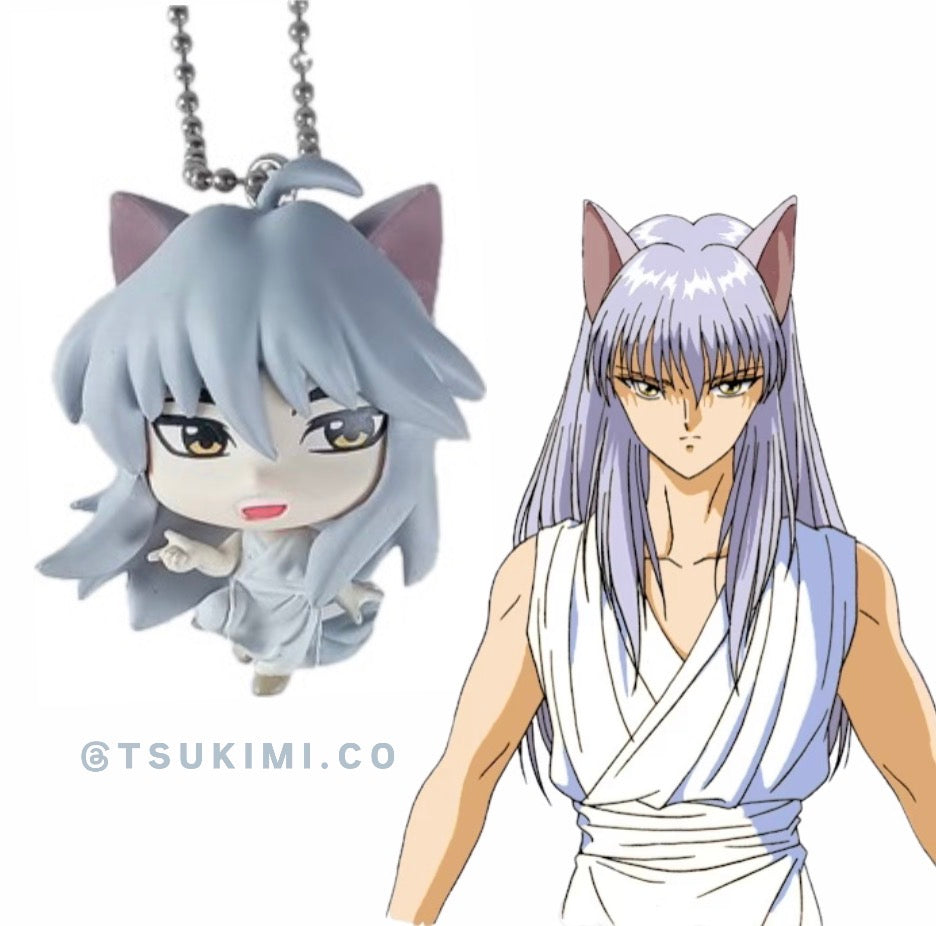 Yuyu Hakusho Yu Yu RARE Deformed Mascot keychain Gashapon Vol 2 Kurama Figure