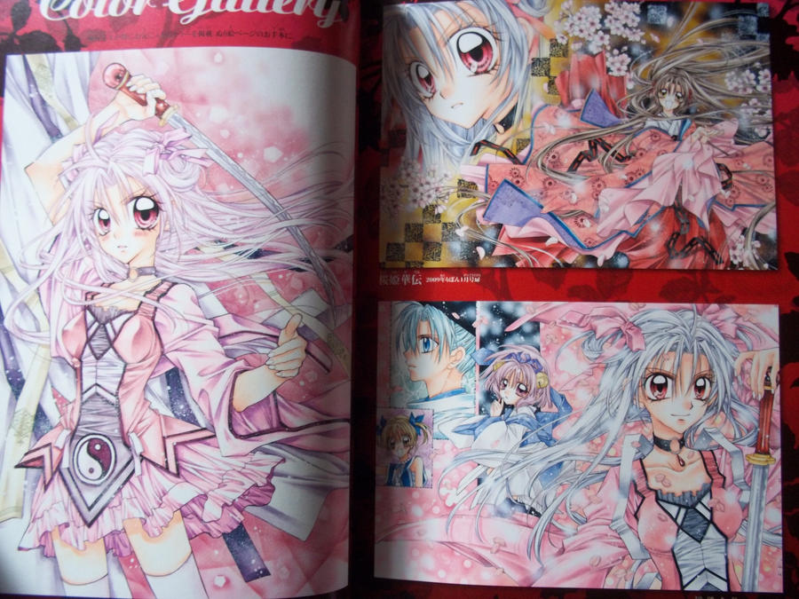 PAINT Ribon - art of Arina Tanemura Coloring Book + Tutorial Cd (RARE)