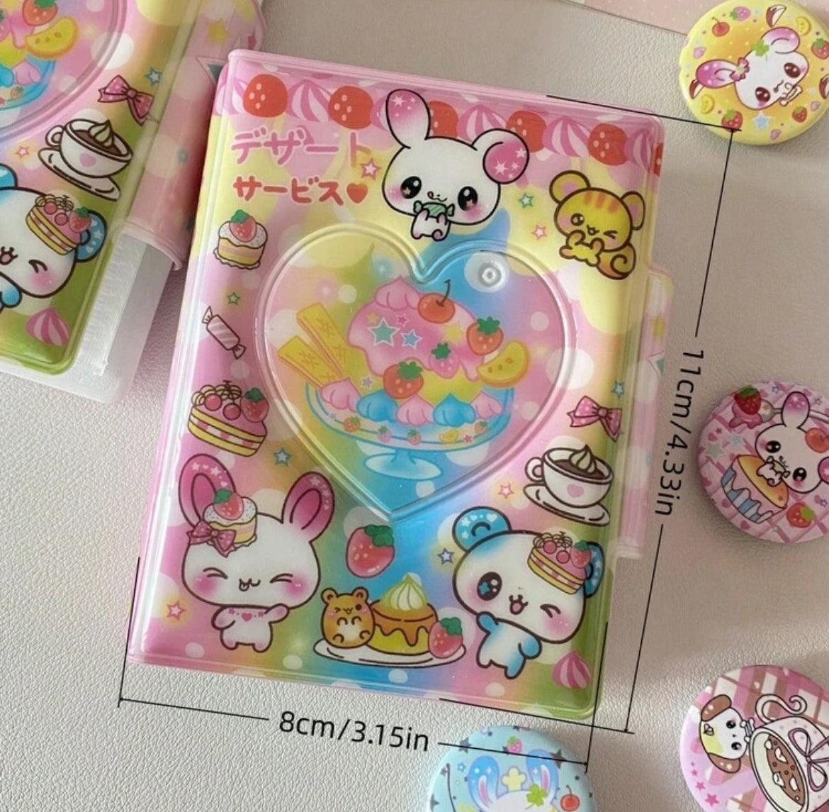 Retro Y2K Decoden Kawaii Photocard Binder Folder