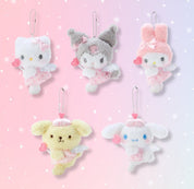 Sanrio Pink Dreaming Angel Cupid Plush keychains