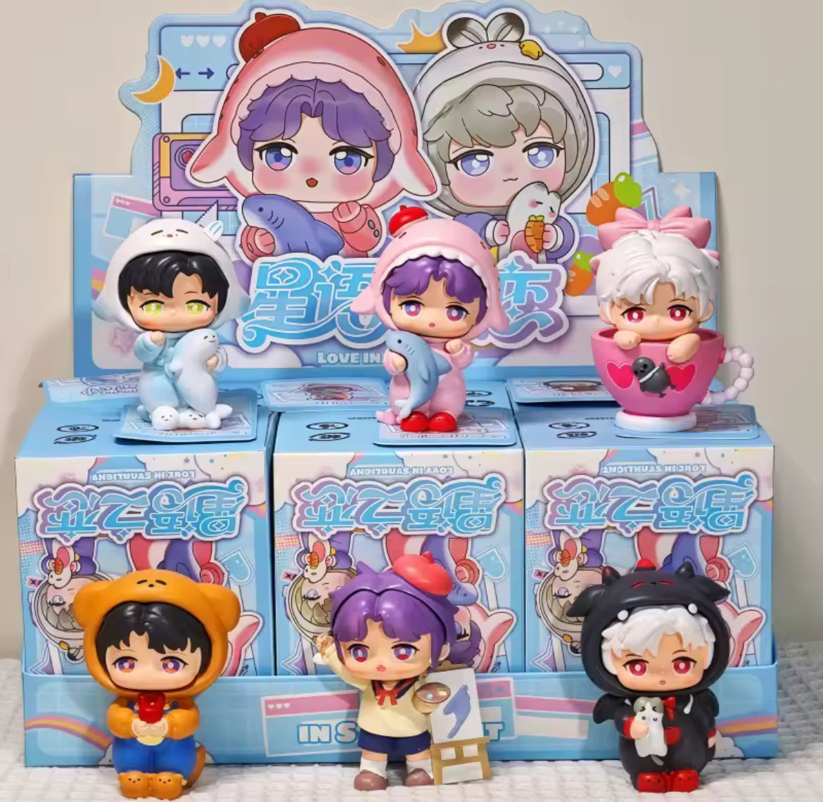 Love and Deepspace Party Babies Ceramic Blind Box Figures