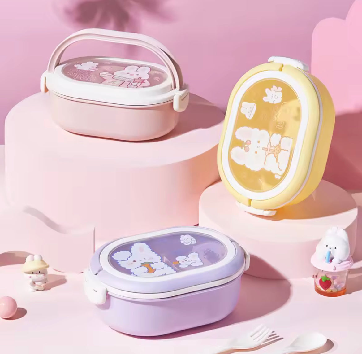 Kawaii Bunny Lunch Box