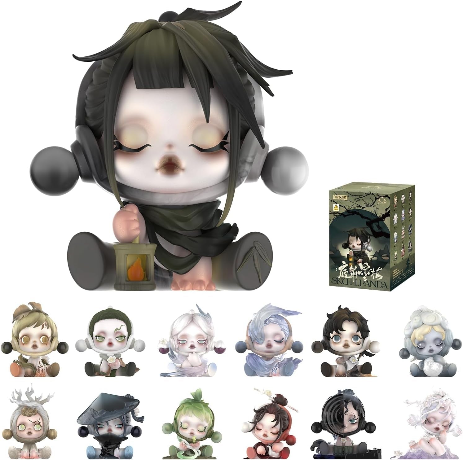 Skullpanda The Ink Plum Blossom Series By Popmart
