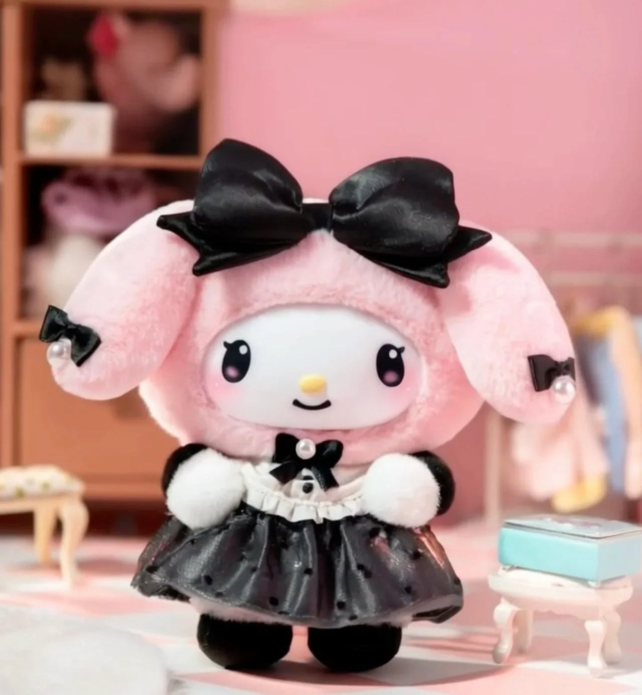 Sanrio Sister's Outfit Tea Day Blindbox My Melody Kuromi My Sweet Piano Plush Keychains by Toptoy