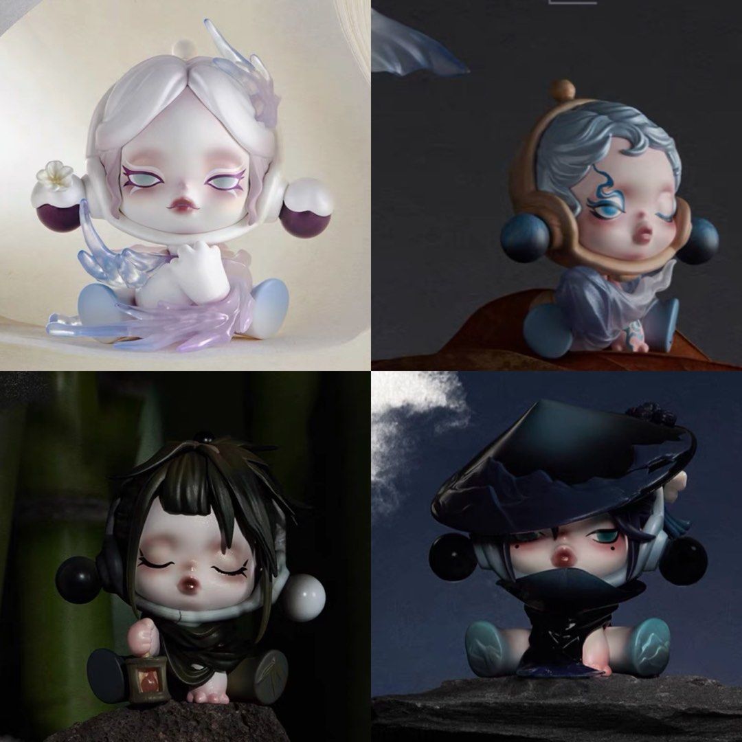 Skullpanda The Ink Plum Blossom Series By Popmart