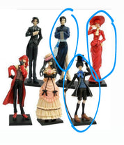 Black Butler Trading Arts Vintage set of 3 figures rare (3 PCs)