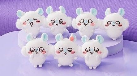 Chiikawa Momonga Angry Plush Keychain JP Ichiban Kuji