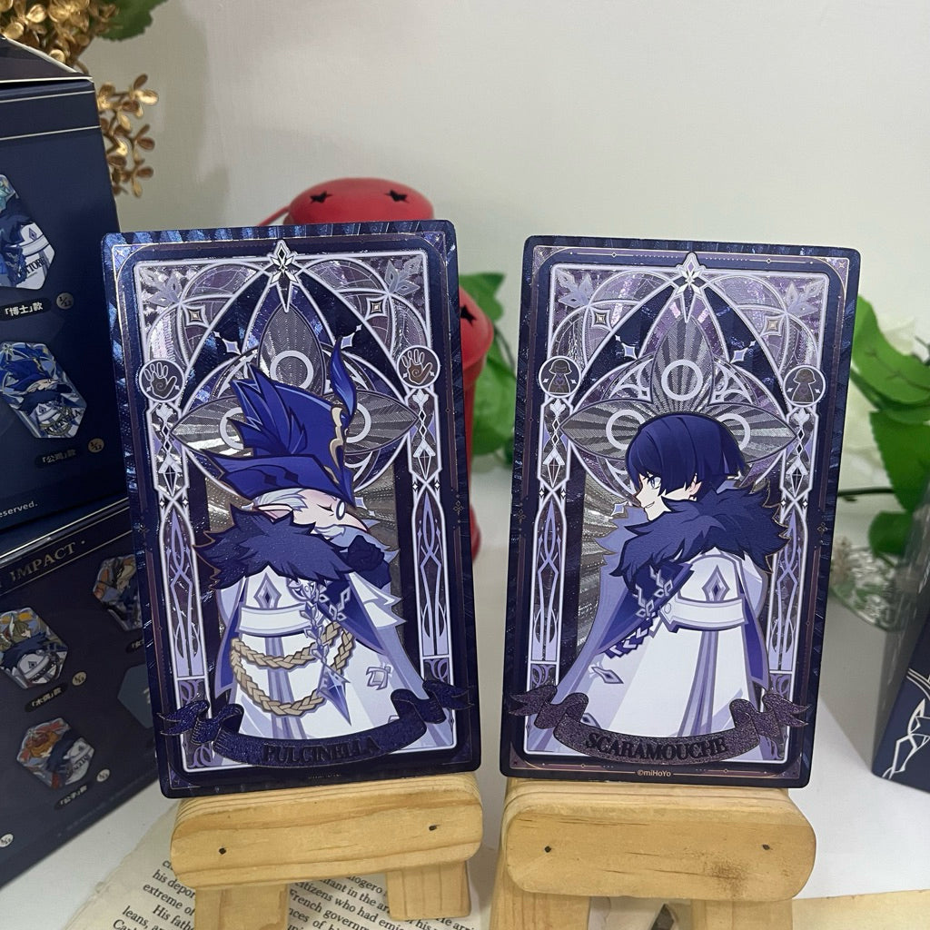 Genshin Impact Official Harbingers Collector Display Card Blind Bag (1 Random Character)