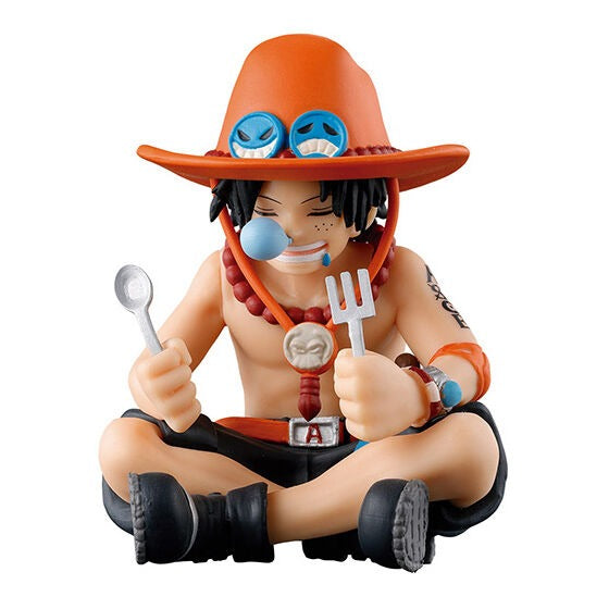 One Piece 2025 Gashapon Sitting Figures Yamato Luffy Ace