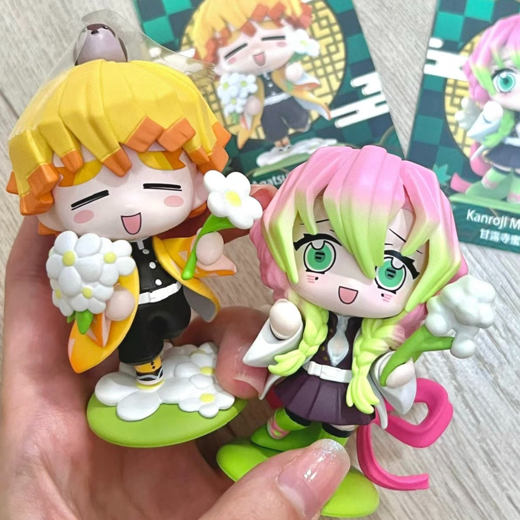 Demon Slayer Flowers Series Blind Box Figures by Popmart