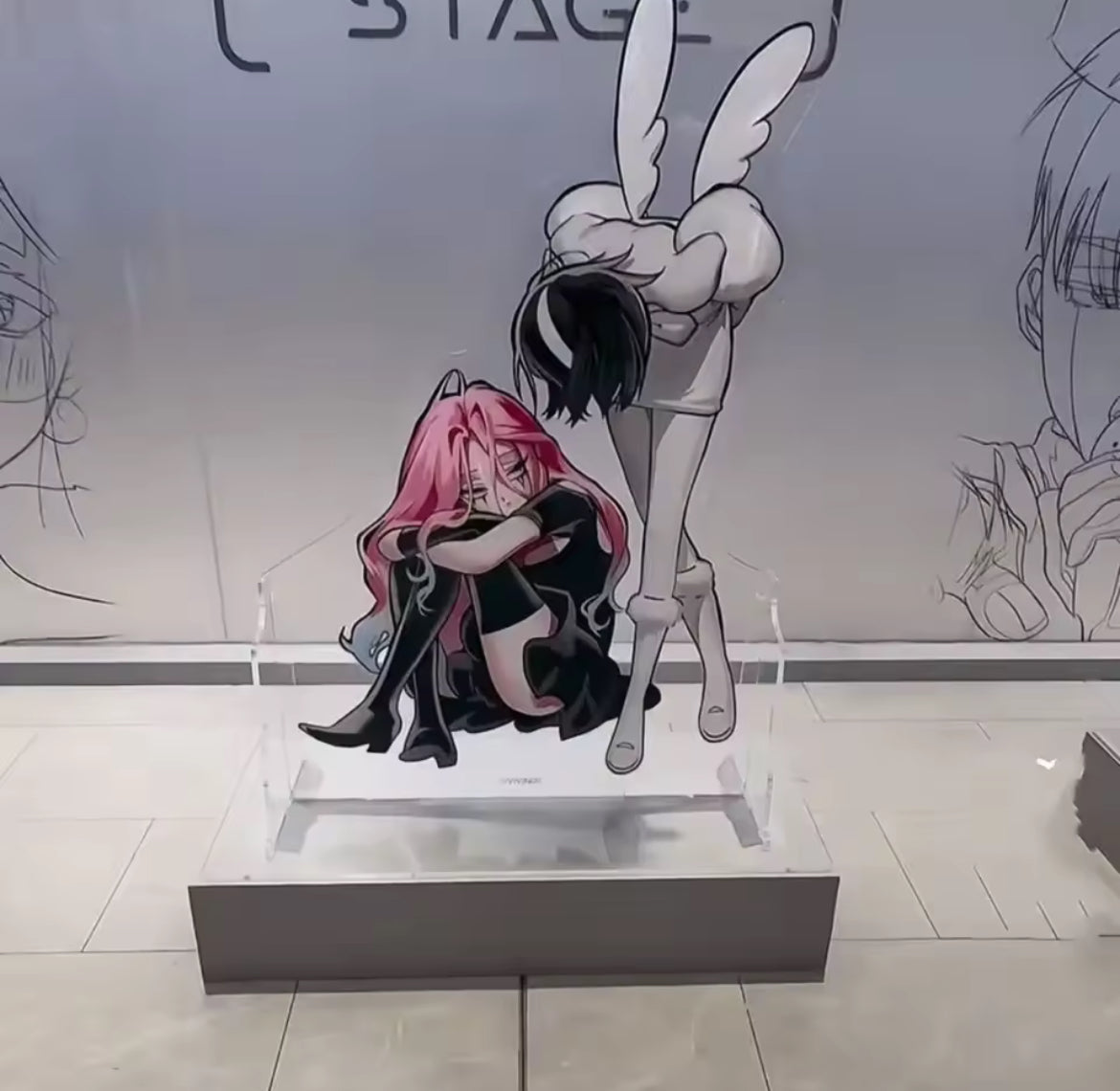 Alien Stage Mizi and Sua Acrylic Stand