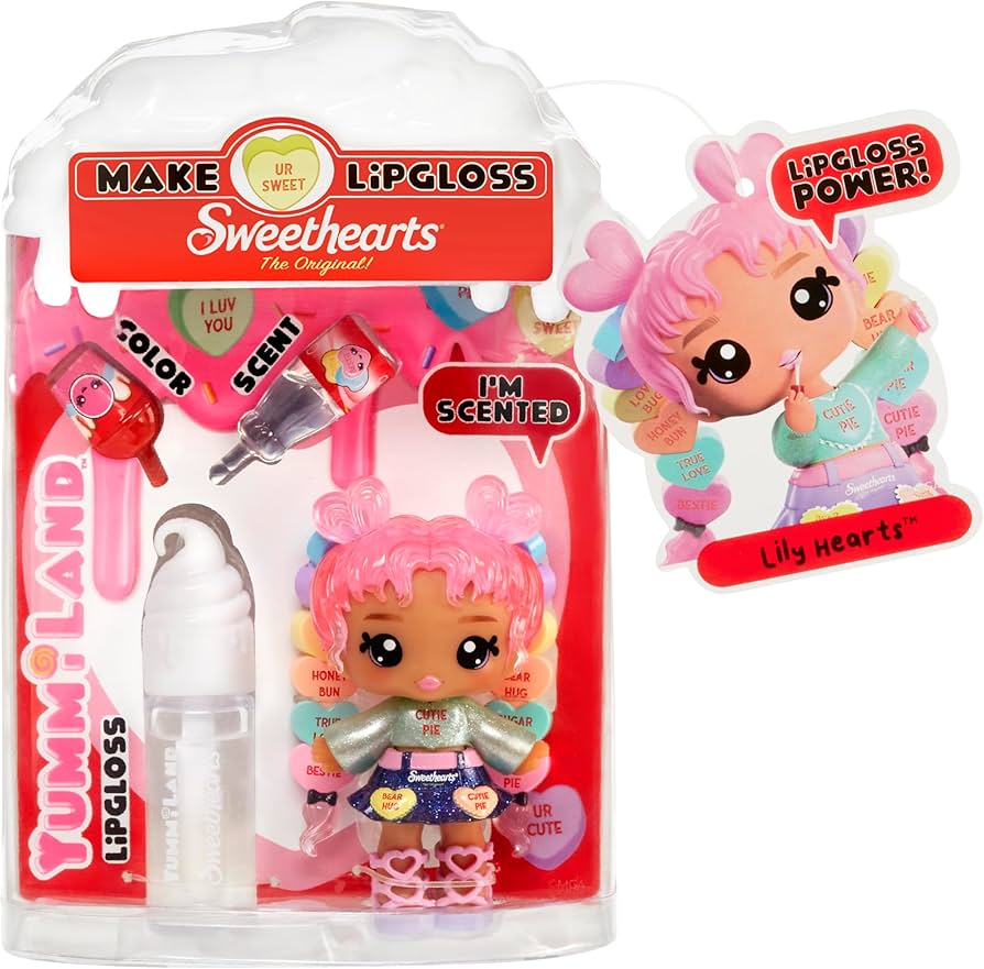 Yummiland x Sweethearts Collection Lily Hearts Lip Gloss Doll Valentine Special