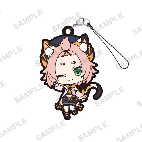 Genshin Impact Official Rubber Keychain Mascot Gashapon Strap Vol.3