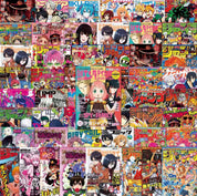 Retro Anime Mini Poster Stickers (5 random pieces)