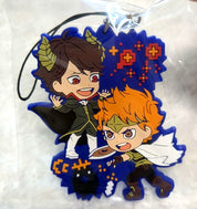 Haikyuu!! Shoyo Hinata & Toru Oikawa Rubber Strap Cross team match! RARE