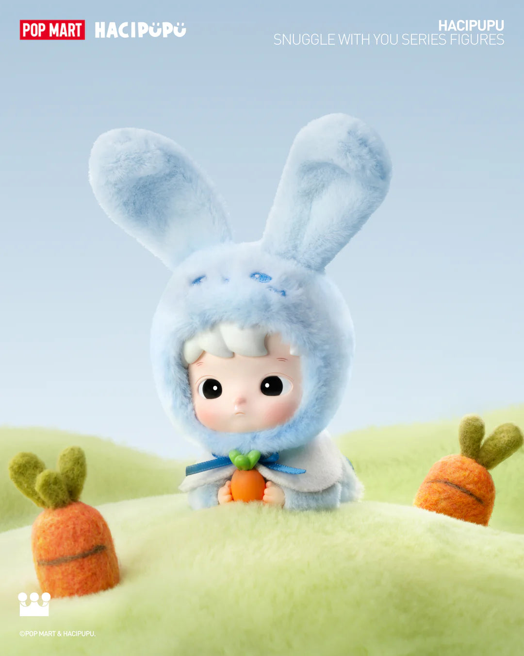 Hacipupu Snuggle With You Blind Box Figures by Pop Mart (RARE/Limited release)