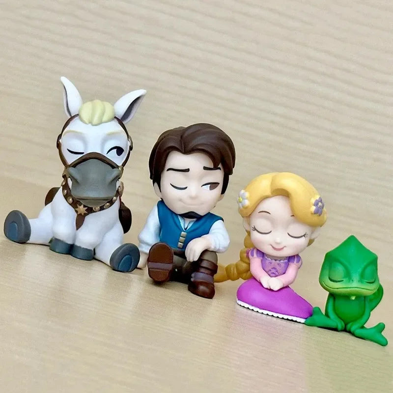 Tangled set of 4 gachapons complete