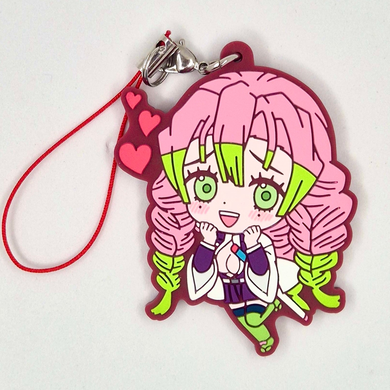 Demon Slayer Official Mitsuri Rubber Keychain