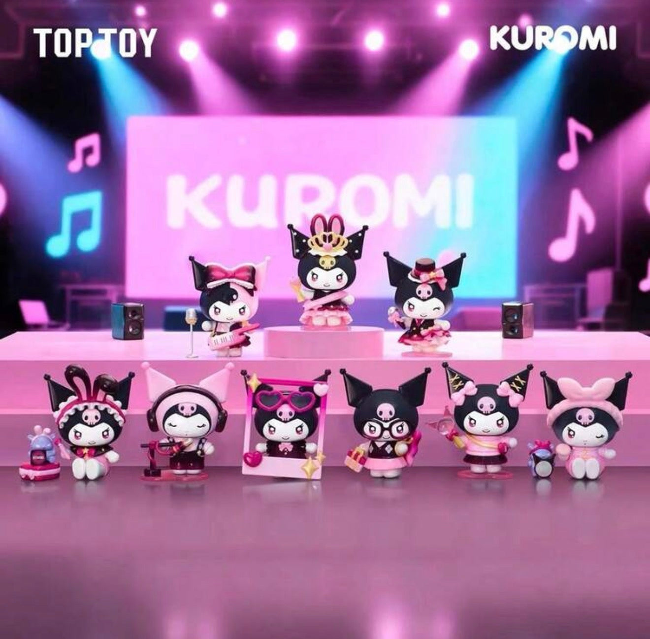 Sanrio Kuromi Sparkling Idol Blind Box Figure (1 Random Box)