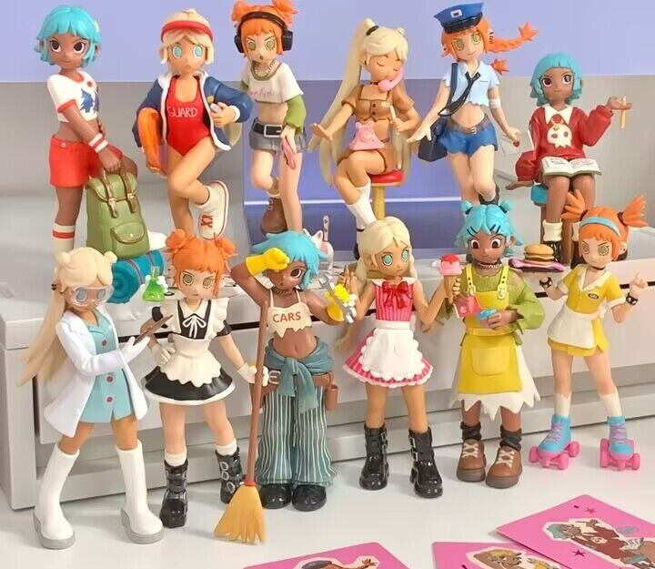 Peach Riot Rush Hour Blind Box Figures by Popmart
