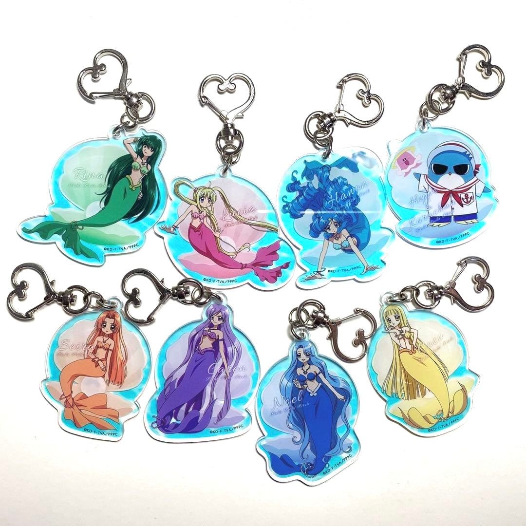 Mermaid Melody Official Acrylic Keychain Gashapon