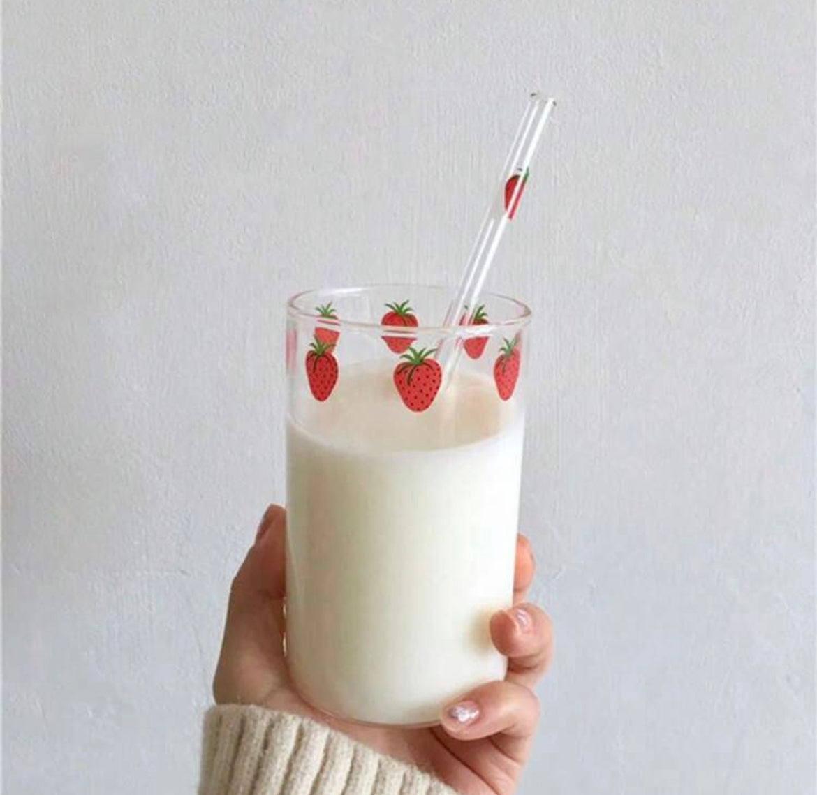 NaNa Strawberry Glass Cup