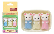 Calico Critters Marshmallow Mouse Triplets Sylvanian Family