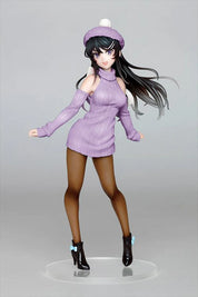 Rascal Does Not Dream of Bunny Girl Senpai Mai Sakurajima Knit One-Piece Coreful Figure by Taito