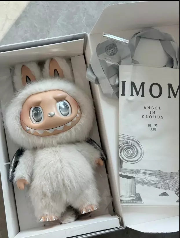 Pop Mart The Monsters Zimomo Angel In Clouds Collector Labubu Figure (RARE)