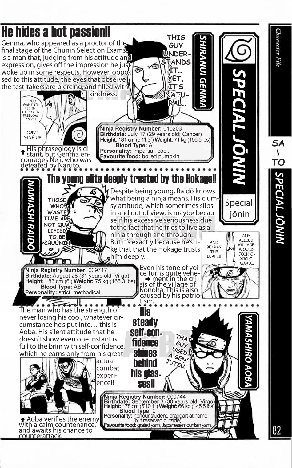 Naruto The Official Character Data Book English