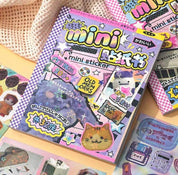 Aesthetic y2k Stationary Comic Style Collage Sticker Book Retro (1 Random Book)