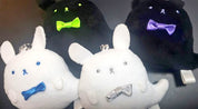 Yum Yum Donut Cute Mini Charm Bunny Plush Keychain JP (1 random design)