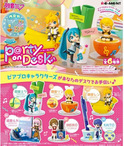 Vocaloid Party On Desk Blind Box Figures by Re-ment