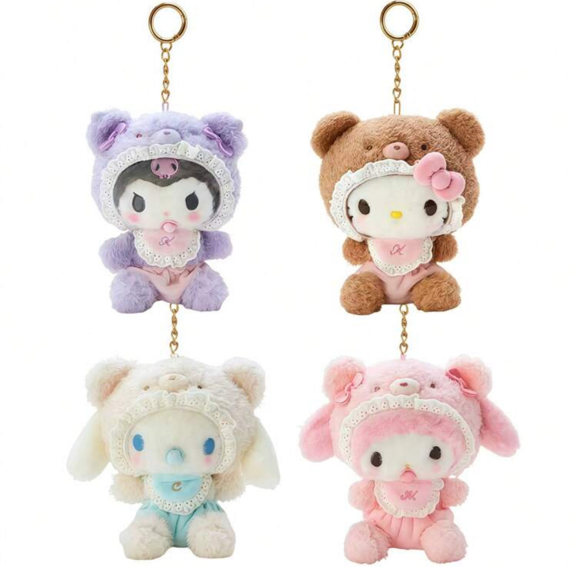 Sanrio Babies Plush Keychains