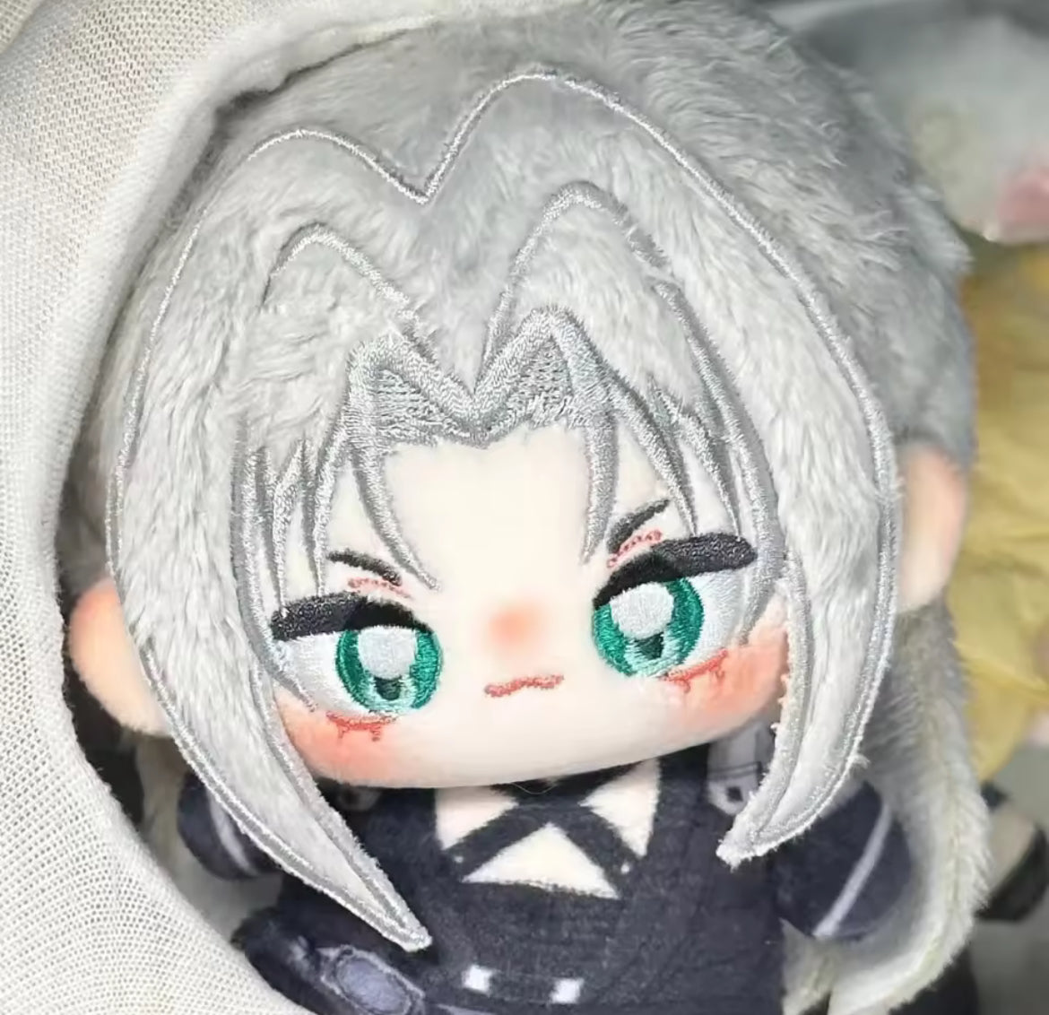 Final Fantasy VII Sephiroth Cloud Fanmade Plush Keychains