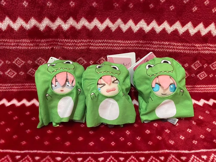Bocchi The Rock Official Bocchi Plush Keychains by SEGA