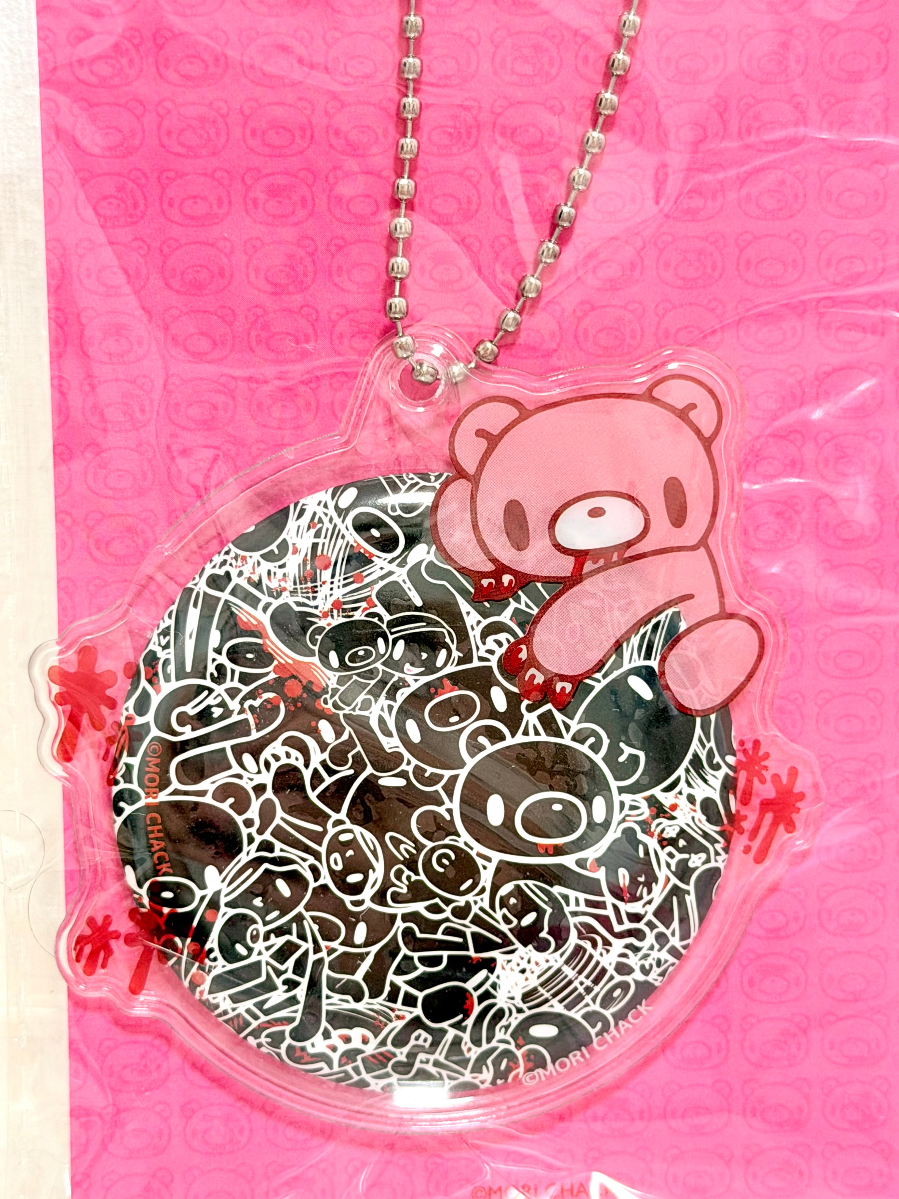 Gloomy Bear Keychain Pin + Pin Holder
