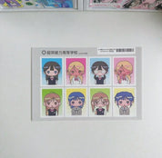 Anime Kawaii Gamer y2k Cybercore Sticker Sheets (7 Designs)