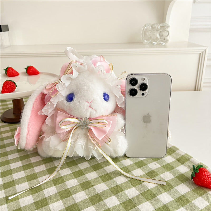 Bunny Plush Purse Pink
