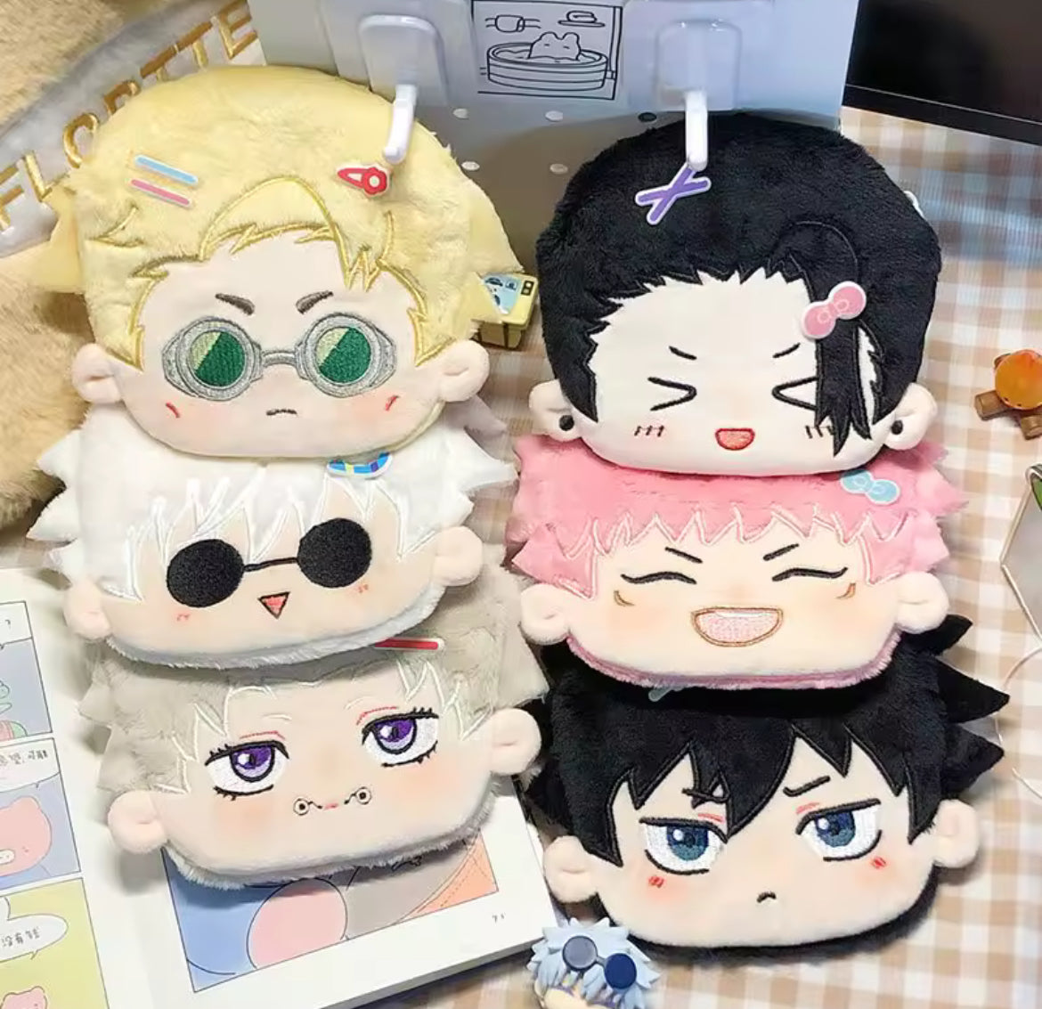 Jujutsu Kaisen Nanami Gojo Geto Pouch Mini Bag Plush