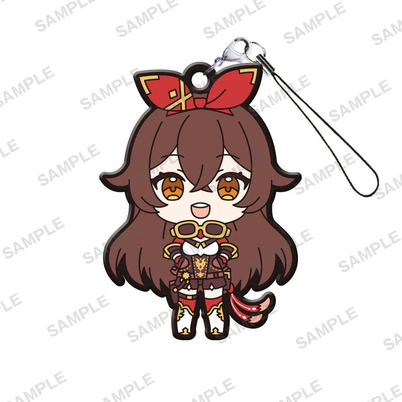 Genshin Impact Official Rubber Keychain Mascot Gashapon Strap Vol.1