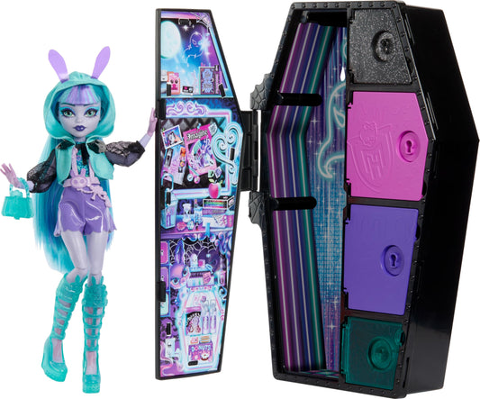 Monster High Twila Doll Neon Fright Version - RARE