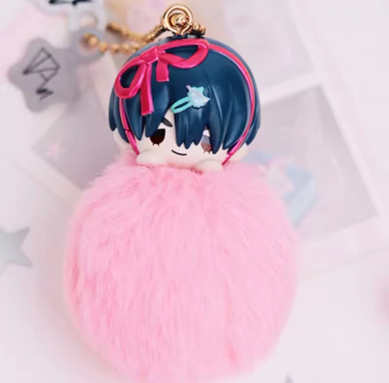 Alien Stage Official Pompom Figure Keychain Blind Box (1 Random Box)