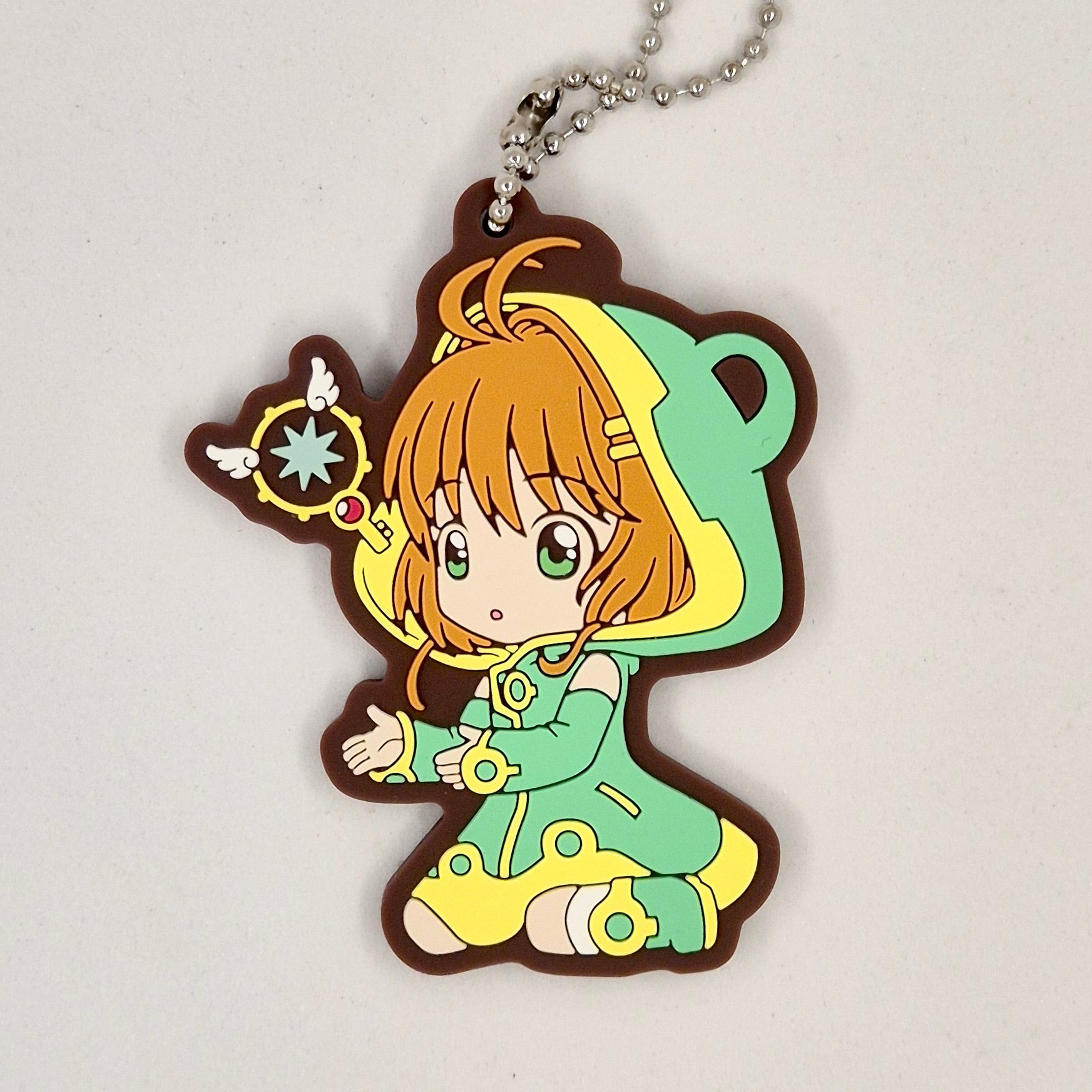 Cardcaptor Sakura rubber mascot keychain Frog Version