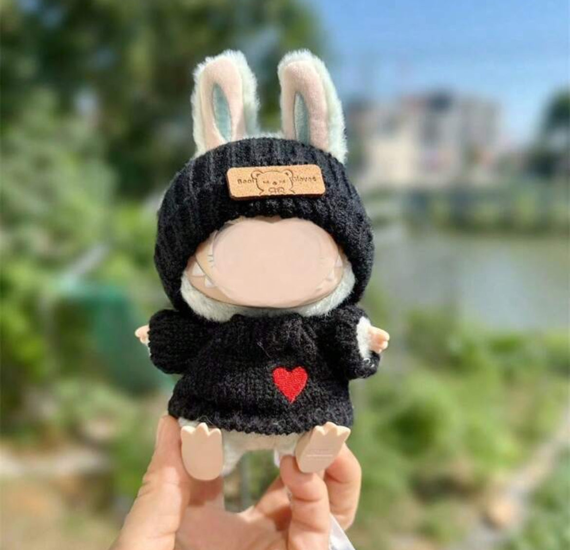 Plush Doll Clothes fits Labubu/skullpanda/lila etc