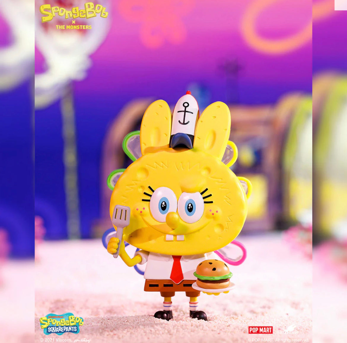 The Monsters x SpongeBob Blind Box Series by Kasing Lung x POP MART